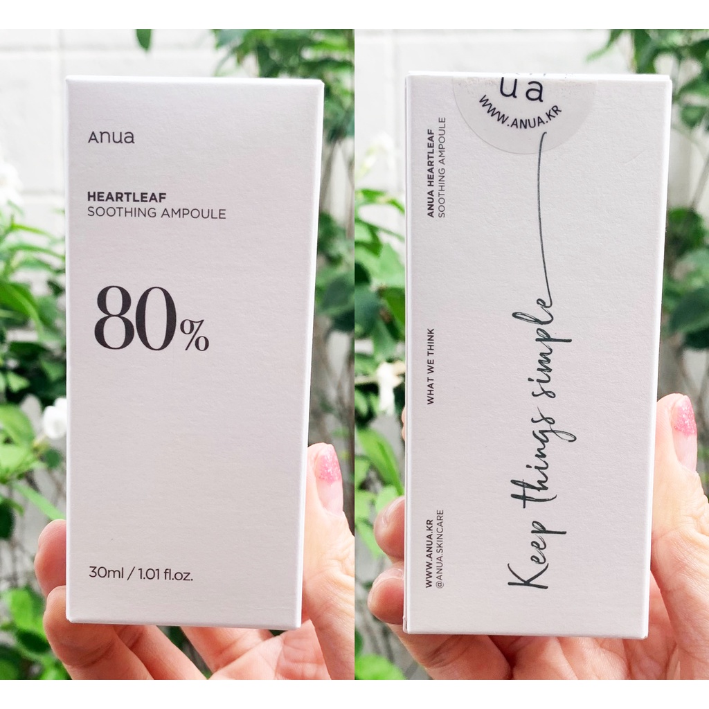 Anua Heartleaf 80% Soothing Ampoule 30ml. ฿฿ | Shopee Thailand