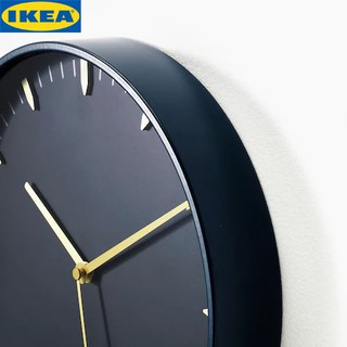 IKEA SKÄRIG แควริก นาฬิกาแขวนผนัง, น้ำเงิน26 ซม.ไม่มีเสียงติ๊กต็อก เพราะมีกลไกแบบไร้เสียง