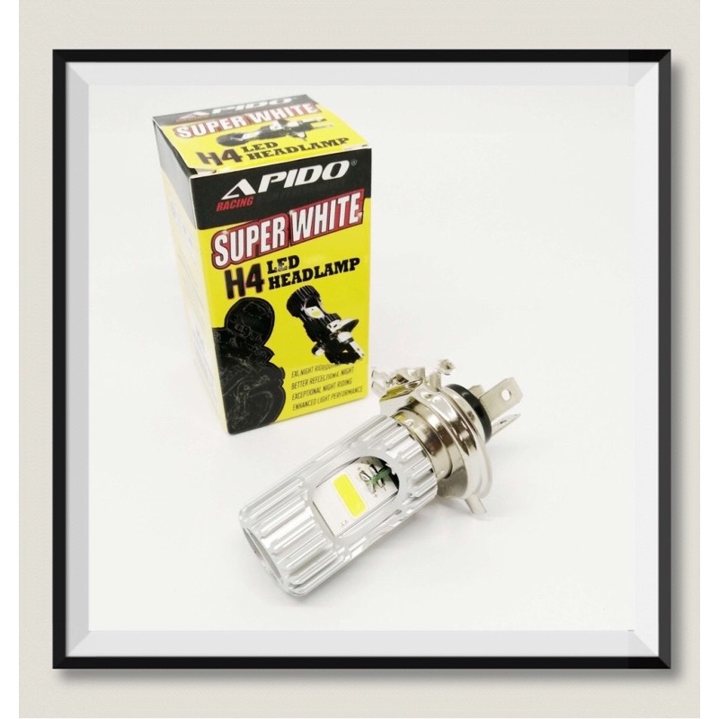 APIDO H4 BULB LED Y15ZR / SP sport / LC135 V4 / FZ150 EGO solariz / W110 / FUTURE NEW / DASH NEW (SU