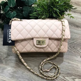 😵🌈💯 ReStock BEST SELLER! พร้อมส่งความสวย..ดีไซน์ยอดนิยม! MARCS WOMAN QUILTED CHAIN SHOULD BAG 🍭