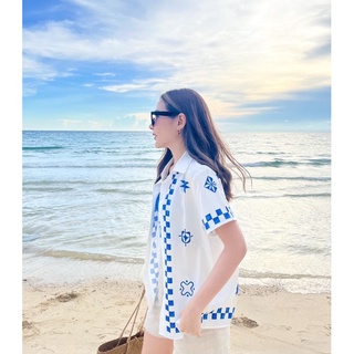 Lico shirt 🌊 เชิ้ตแขนสั้น ผ้าปริ้นลายกราฟฟิก