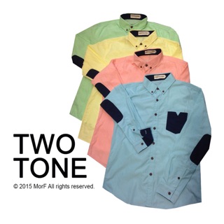 เสื้อ เชิ้ต Two Tone