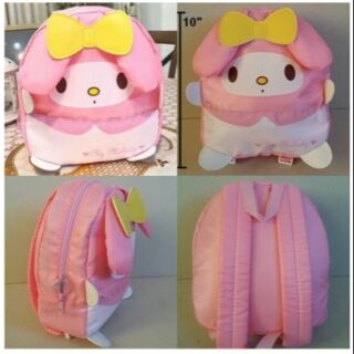 เป้ผ้าร่ม ลาย มายเมโลดี้ mymelody ขนาด 9x10x2 นิ้ว