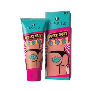 NAKIZ LIVELY BUTT - ครีมทา ก้นดำ รักแร้ดำ ขาหนีบดำ สิวหลัง หัวเข่าดำ ศอกดำ ลบเลือนรอยดำ แตกลาย คอดำ