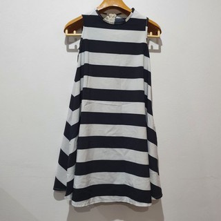 🖤new🖤stripe swing dress ใส่สบายน่ารัก งานป้าย มีกระเป๋าข้าง