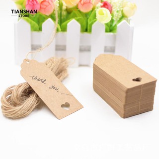 Tianshan กระดาษคราฟท์และของใช้ในบ้านหีบห่อDIYCraftLabelLove ถาดหัวใจแขวนเครื่องประดับ