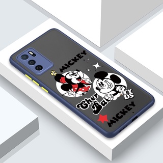 Cute cartoon Mickey Mouse OPPO A16  For Soft Case Phone Casing Camera Lens Protector Full Cover simple Silicone Cases mobile covers