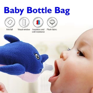 ตุ๊กตาสวมขวดนม Baby Bottle Hugger ตุ๊กตาใส่ขวดนม กันร้อน ฝึกจับขวดนมได้ง่ายขึ้น เสริมพัฒนาการเด็ก