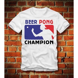 เสื้อยืด ผ้าฝ้ายแท้ พิมพ์ลาย Beer Pong Legend Bier Trinkspiel แฟชั่นสําหรับผู้ชาย