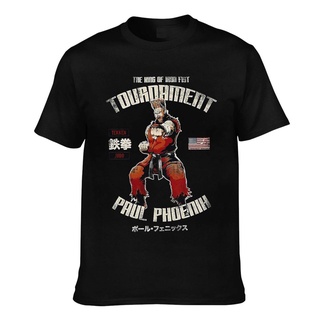 Tekken Phoenix King Of Iron เสื้อเชิ้ตผู้ชาย,เสื้อยืดชายเสื้อ T เสื้อผ้าผู้ชาย