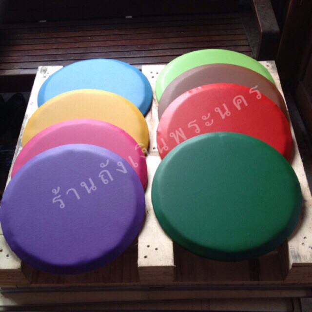 เบาะนั่งหุ้มด้วยหนังอย่างดี ราคาเริ่มต้น150฿ ใช้หนังpvcเกรดA เบาะรองนั่ง เบาะหนัง