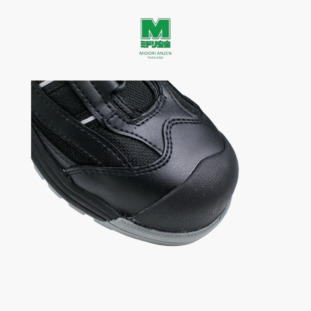 Midori Anzen รองเท้าเซฟตี้ สไตล์สนีคเกอร์ รุ่น MPN-905 สีดำ / Midori Anzen Safety Sneaker MPN-905 Black