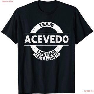 เสื้อยืดครอปตลก ระบายอากาศได้ดี สบายๆ ACEVEDO Gift Funny Surname Family Tree Birthday Reunion Idea T-Shirt women คู่รัก