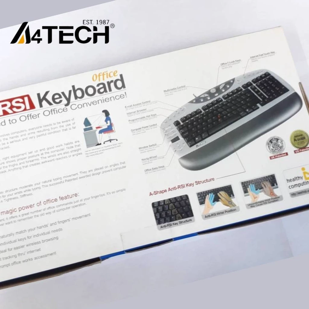 Keyboard A4tech Wired Multimedia PS/2 KBS-26 thumbnail 5