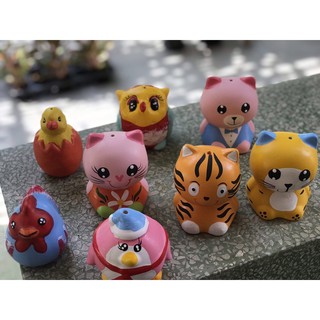 ตุ๊กตาสำหรับใส่เคราฤาษีและต้นสัปปะรดสี ขนาดความสูง 4 นิ้ว