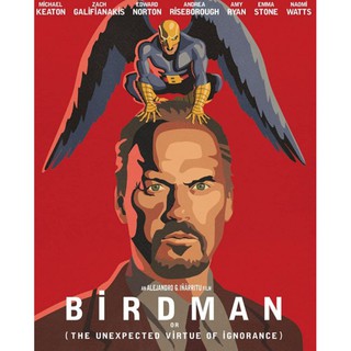 DVD Birdman เบิร์ดแมน มายาดาว : 2014 #หนังฝรั่ง #ออสการ์ ภาพยนตร์ยอดเยี่ยม2014