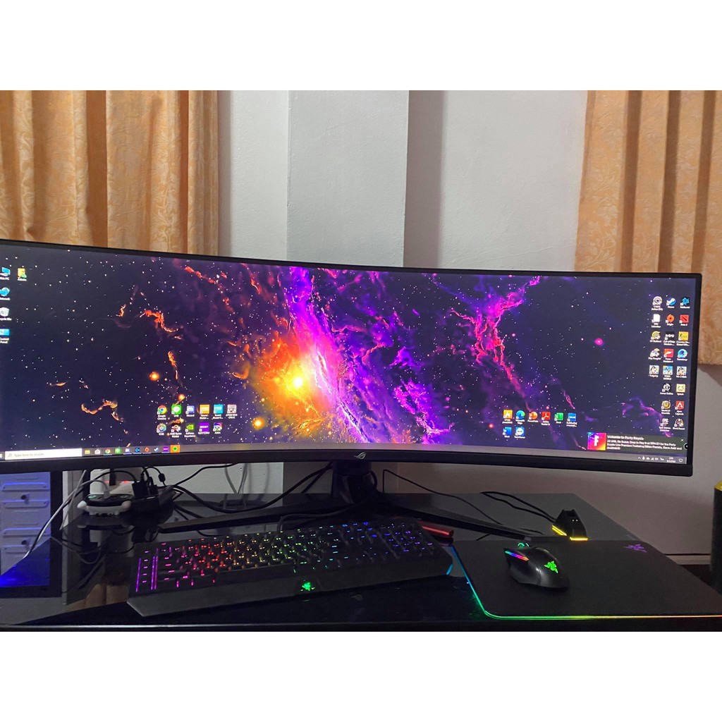 [ผ่อน 0%] จอ Monitor ASUS XG49VQ 49" VA 144Hz Freesync 2 HDR