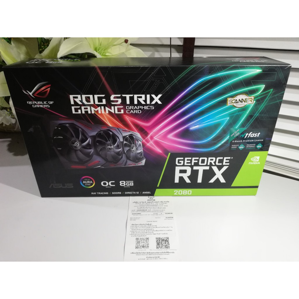 การ์ดจอ RTX2080 ASUS STRIX 8G RGB
