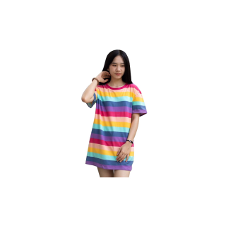 โปรโมชั่น : เสื้อยืดสีรุ้งสีสันสดใสฟรีไซส์ใส่แล้วต้องว้าวว