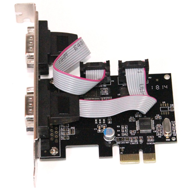 wch 382 chipset pci e 2 serial ports อะแดปเตอร์การ์ดควบคุม pci