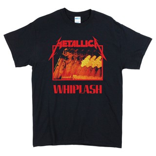 ราคาต่ำสุด!!เสื้อยืด METALLICA BAND - WHIPLASH / METALLICA เสื้อผ้า / UNISEX / CODS-3XL