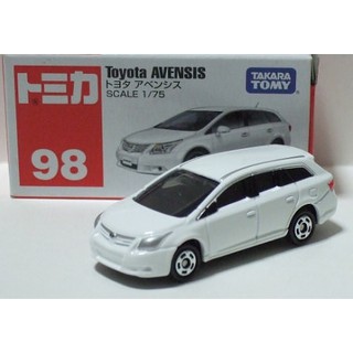 รถเหล็ก โมเดลรถ Tomica No.98 Toyata Avensis