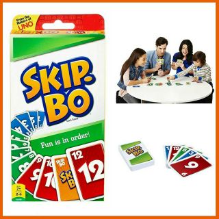 (พร้อมส่ง)มาใหม่🛑การ์ดเกมSKIP BO การ์ดเกมคุณภาพ