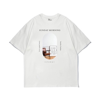 เสื้อยืดโอเวอร์ไซส์ oversize "sunday morning"