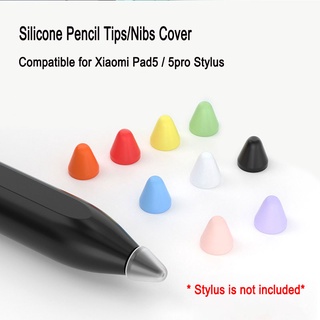ปลอกปลายปากกาสไตลัส ซิลิโคน สําหรับ xiaomi Pad 5 / Pro 10 ชิ้น