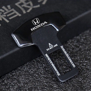 1 ชิ้นหัวเข็มขัดนิรภัยสำหรับรถยนต์ 2pcs Car Seat belt buckle Seatbelt Cancelle Eliminate Sound Buckle Honda Jazz  City  Civic