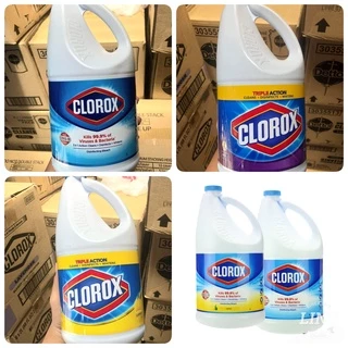 clorox bleach total disinfects cleans ขวดใหญ่2ลิตร คุ้มมากกก