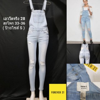 4.FOREVER21 SKINNY  เอี๊ยม เอววัดจริง  28