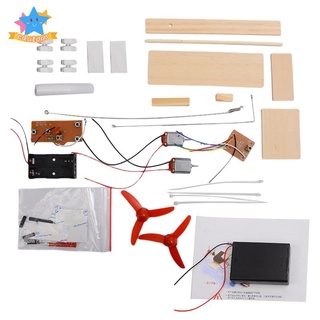 Wooden DIY RC Boat Kit Learning Educational Toys Building Kit Toys for Boys