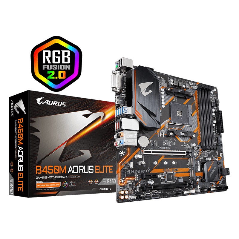 GIGABYTE B450M AORUS ELITE มือ 1