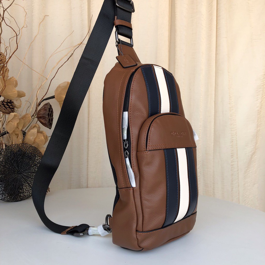 us นำเข้า⭐️ COACH MEN กระเป๋าคาดหน้าอก crossbody WAIST กระเป๋าสะพายไหล่ข้างเดียว 39942 49312 67249 49318 73344 75879