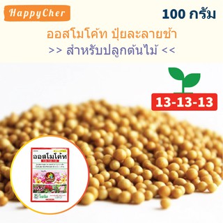 ออสโมโค้ท (Osmocote) สูตร 13-13-13 สารอาหาร ปุ๋ยละลายช้า 100 กรัม