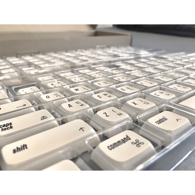 Keycaps Set Retro Apple TH XDA Profile PBT เซตปุ่มคีย์บอร์ดภาษาไทย ขนาดมาตราฐาน 167 ปุ่ม