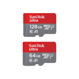 SanDisk Ultra MicroSD HC UHS-I 64GB,128GB ความเร็วอ่านสูงสุด 140 MB/s U1 A1 (SDSQUAB)
