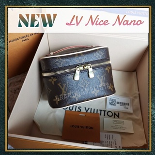 [เชคสต็อกกับร้านก่อนซื้อ]​ แท้​ 💯 New LV Nano Nice DC21 ฝังชิพ อุปกรณ์​ การ์ด กล่อง ถุงผ้า​ ถุงกระดาษ​