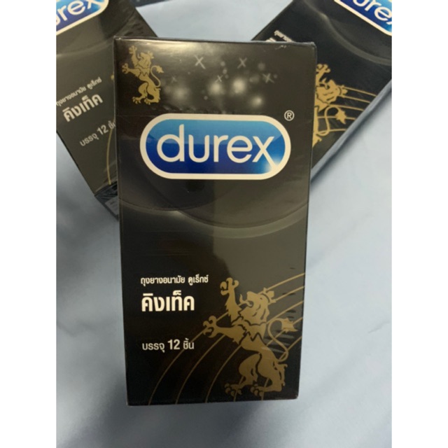 video ถุงยาง Durex kingtex 12ชิ้น.