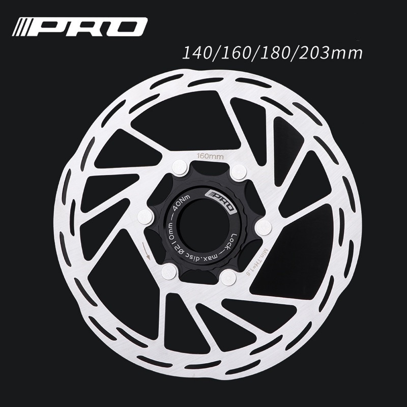 ใบดิส IIIPRO Centerlock ฝาใหญ่ งาน Laser cutting สวย เบรคดี รองรับ Road & MTB