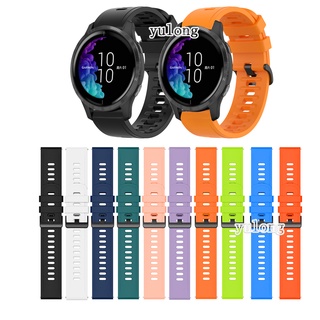 สายนาฬิกาข้อมือซิลิโคน สําหรับ Garmin Venu SQ 2 venu2 plus