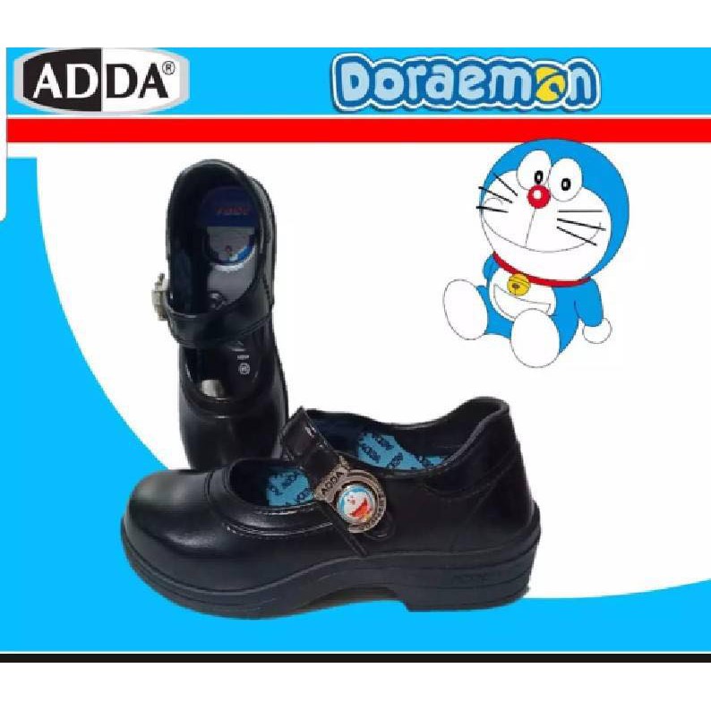 รองเท้านักเรียน เด็กผู้หญิง หนังดำ ADDA รุ่น41Z01