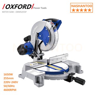 OXFORD Miter Saw 10 inches with 1650W 4600RPM Aluminum Wood Cutter up to 45 degree Miter angle