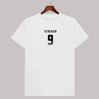 เสื้อยืดสีขาว STRIKER คอกลม มีเก็บปลายทาง