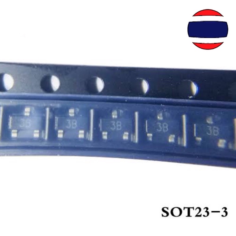 10Ppcs 3A 1B 3B 1L SMD SOT23 BC848C BC846B  BC856A  BC856B BC856 SOT-23 ทรานซิสเตอร์