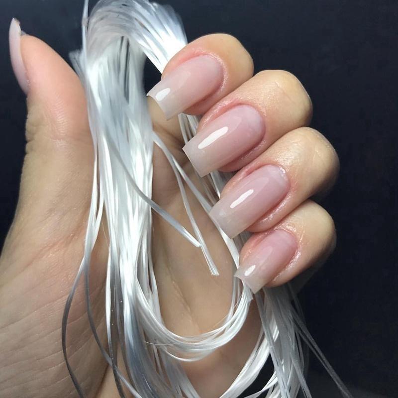 1M/2M/5M professional fiberglass Fibernails for acrylic nails tips curvature Clips nail Gel salon tool