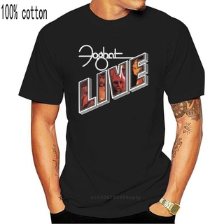 Tee - ผู้ชายเสื้อยืด Foghat สดทีวงฮาร์ดร็อคชาร์ลี Huhn S M L XL 2XL 3XL เสื้อยืดซาวอยบราวน์