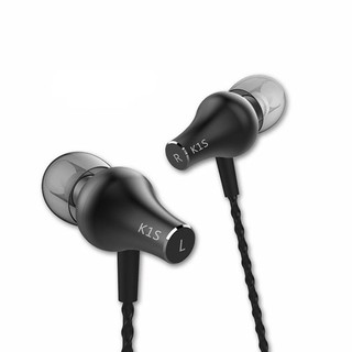 VJJB หูฟัง In-ear รุ่น K1 บอดี้เหล็กสายเกรียวเบสสนั่น - สีดำ