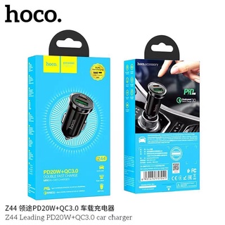 Hoco Z44 ที่ชาร์จในรถยนต์ USB+Type-c ชาร์จ​รถ PD20W+QC3.0 ของแท้ 100%